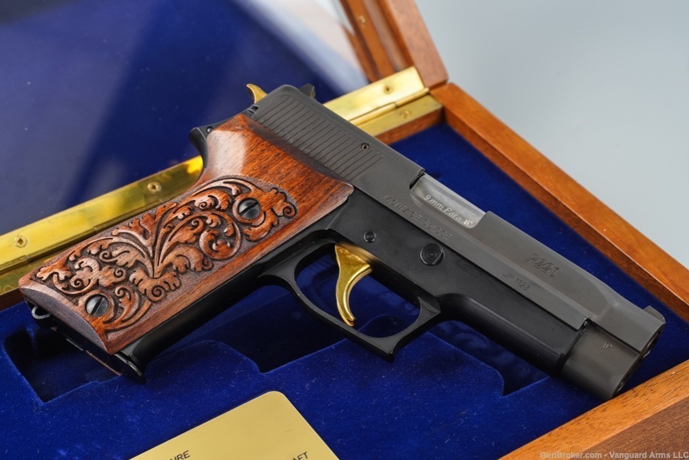 German Sig Sauer P220 125 Year Commemorative Pistol! Collector's Grade! -img-8