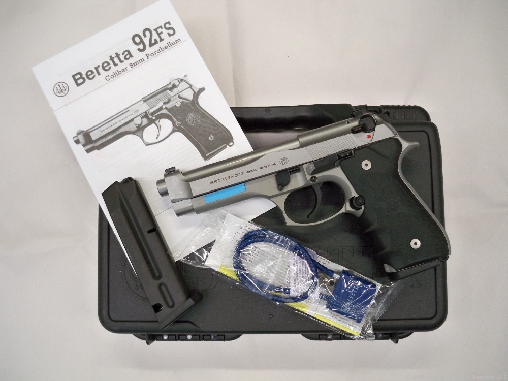 Beretta 92FS Inox Brigadier  9mm    New In Box    California Legal-img-0