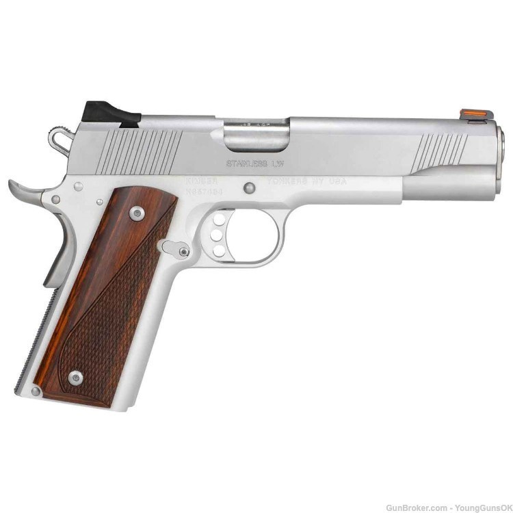 Kimber Stainless LW 1911 45 Auto (ACP) 5in Stainless Pistol - 8+1 Rounds-img-0