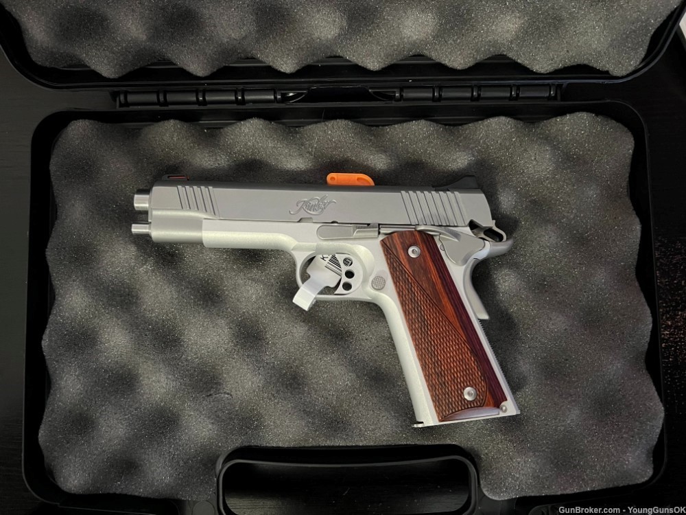 Kimber Stainless LW 1911 45 Auto (ACP) 5in Stainless Pistol - 8+1 Rounds-img-2