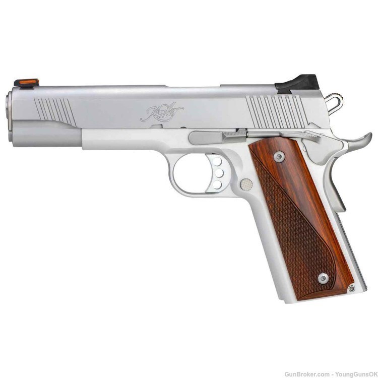 Kimber Stainless LW 1911 45 Auto (ACP) 5in Stainless Pistol - 8+1 Rounds-img-1