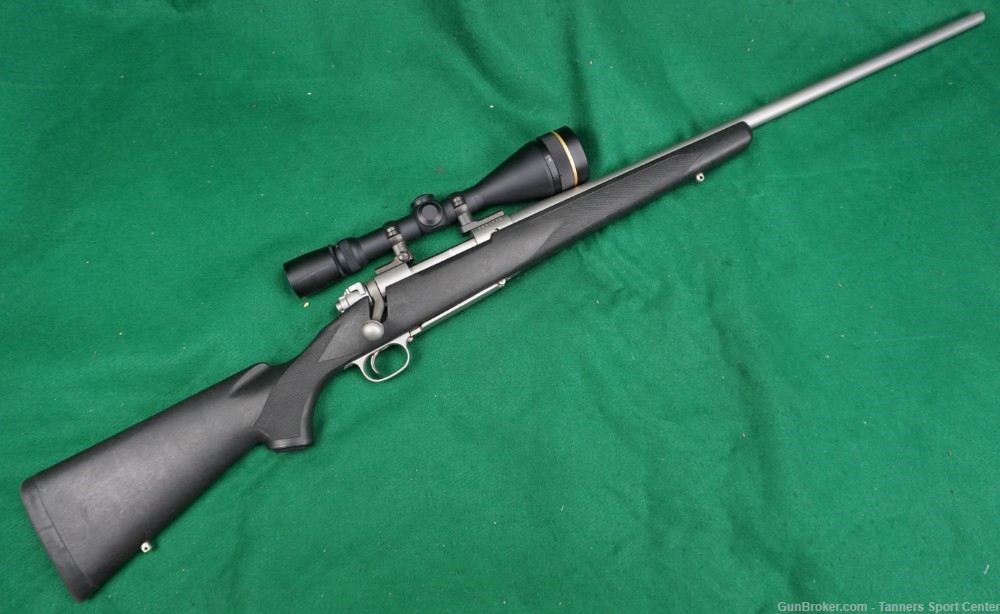 Winchester Model 70 Stainless 300 Win Short Mag 300wsm 24" w/ Leupold Scope-img-0