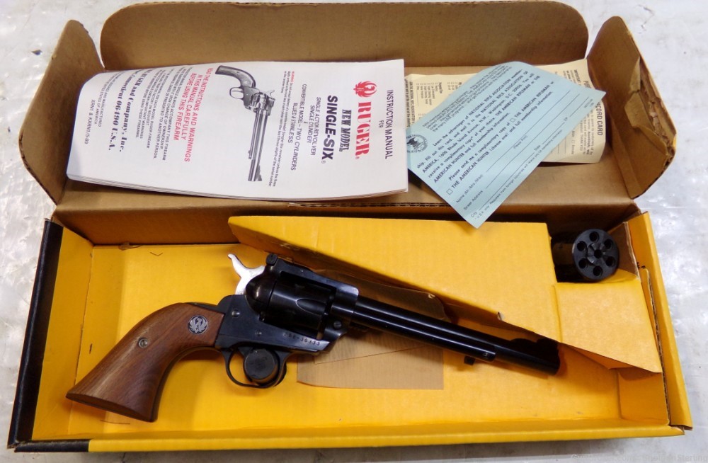 Used Ruger Single-Six Revolver in 22LR/22Mag with 6.5 inch barrel-img-0