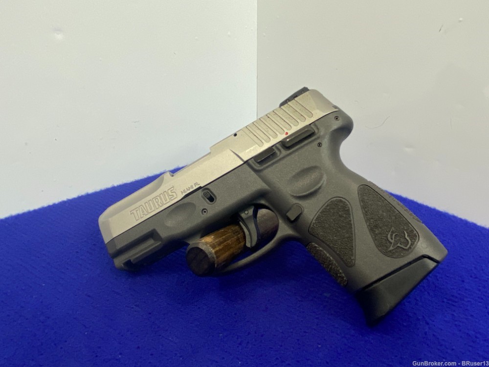 Taurus G2C 9mm Stainless 3 1/4" *POPULAR RELIABLE SEMI-AUTOMATIC PISTOL*-img-0