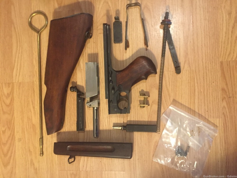 Thompson SMG gun parts kit Tommy Gun Blish Lock included-img-0