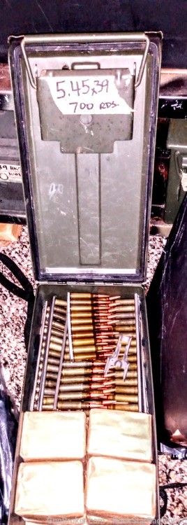 5.45x39 Military ammo on striper clips+can -img-0