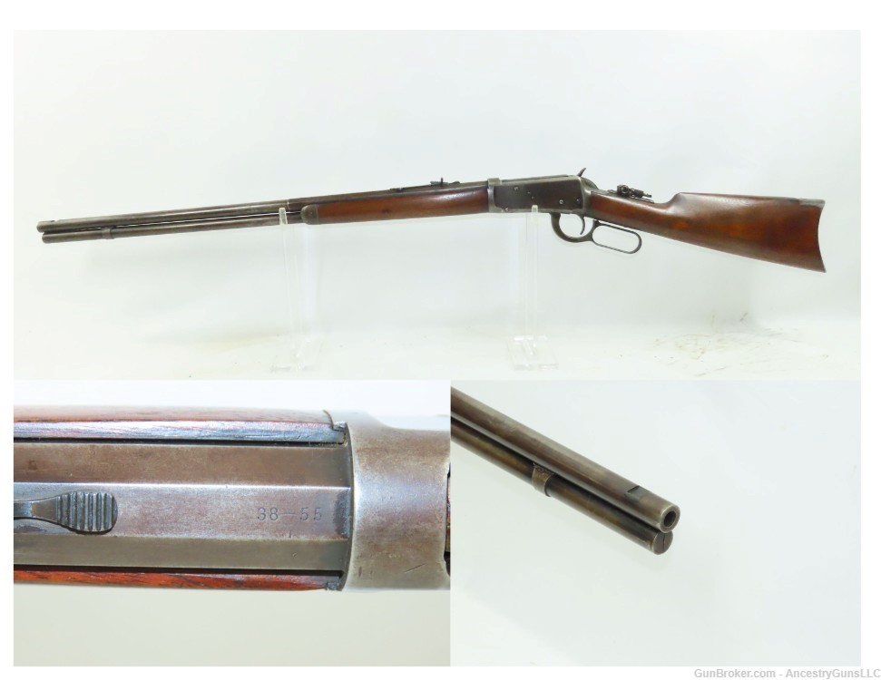 LETTERED WINCHESTER M1894 Lever Action .38-55 WCF SPECIAL ORDER Rifle C&R  -img-0