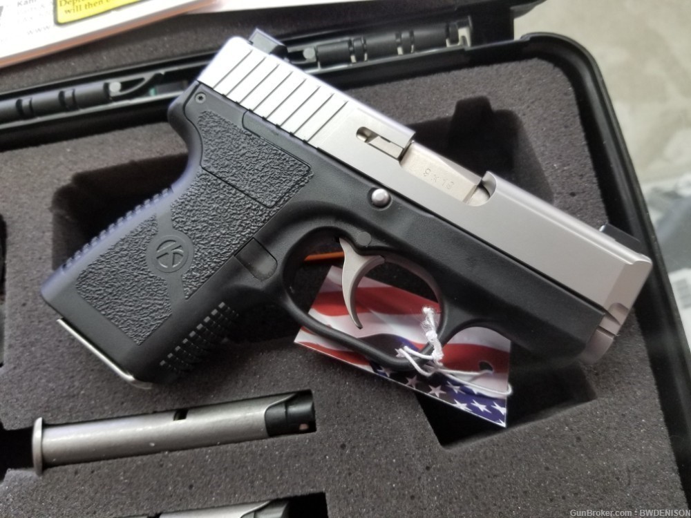 KAHR PM9 9MM STAINLESS SLIDE PISTOL WITH NIGHT SIGHTS - PM9093NA-img-1