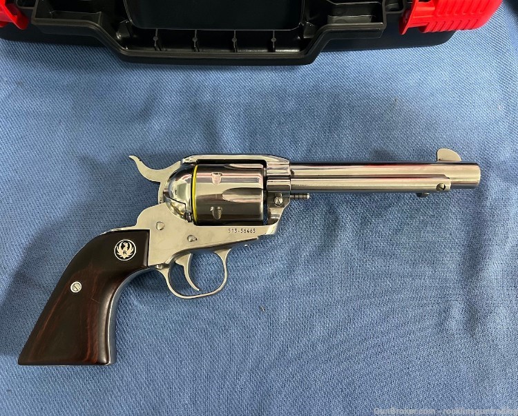 Ruger New Vaquero Stainless 45LC 5.5” Cowboy Action Shooting-img-5