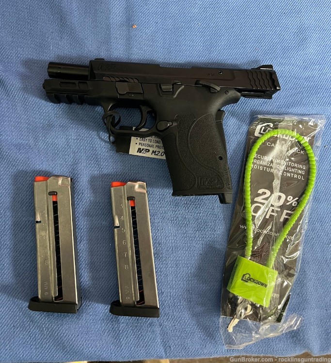 Smith & Wesson M&P Shield EZ TS Semi Auto Pistol 9mm Factory New-img-0