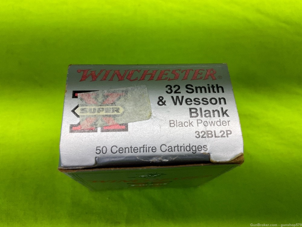 Winchester Smith And Wesson S&W 32 Black Powder Blanks BP 50 Round Box-img-0