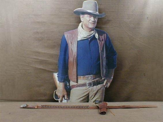 John Wayne"El Dorado"Holster&Gunbelt 38/357 Cal.-img-0