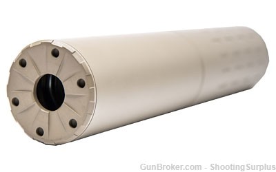 SilencerCo Hybrid 46 Suppressor 7.8" Compatible with 9MM up to 45-70 Gov. -img-2