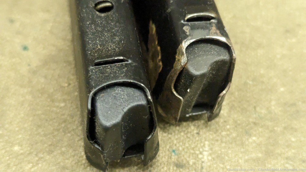 2 Unknown 9mm pistol or SMG aftermarket magazines-img-2