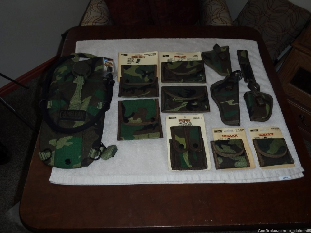 CAMELBAK and Uncle Mike's holsters in Woodland camo-img-0