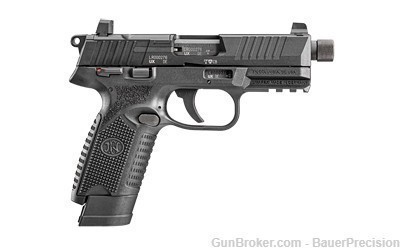 FN 502 Tactical Pistol 22 LR 4.6" Threaded Barrel Black 15 Rd 66-101010*-img-0