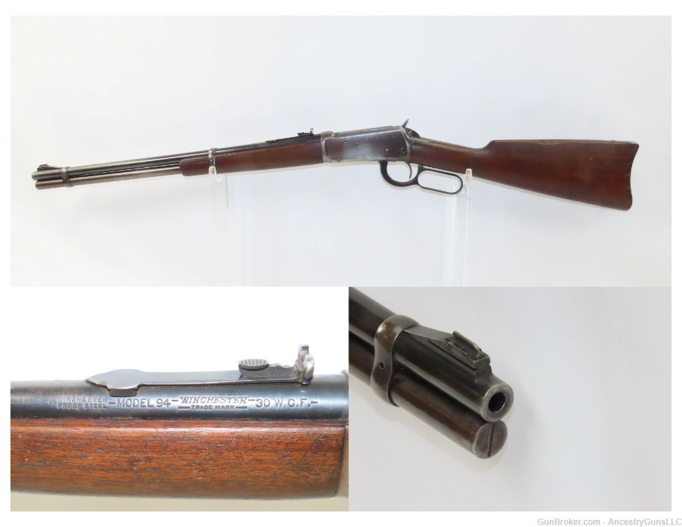 1937 mfr. WINCHESTER 1894 .30-30 Lever Action Carbine Pre-1964 Pre-WWII C&R-img-0
