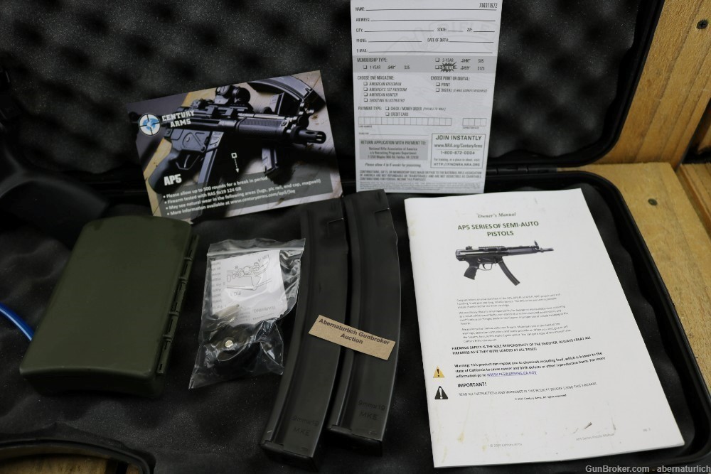 NIB EARLY Import AP5M MP5K HK Clone MKE Turkey 4.5" Barrel Room Broom -img-4