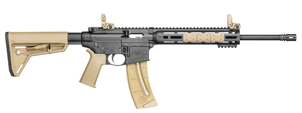 Smith & Wesson M&P 15-22 MOE SL FDE 22 LR 16.5in 25Rd 10210-img-0