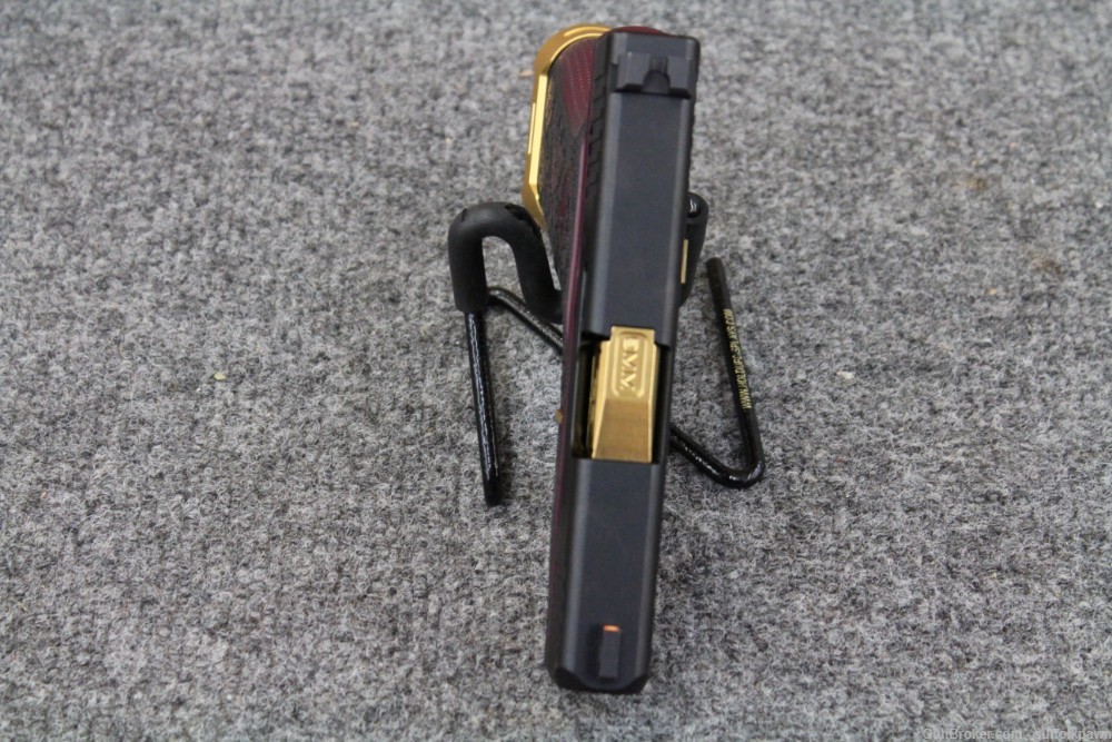 Glock 43X 9mm Custom Semi Auto Pistol w/ 3 Magazines & Case (USED)-img-8