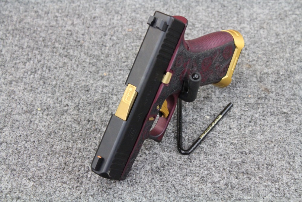 Glock 43X 9mm Custom Semi Auto Pistol w/ 3 Magazines & Case (USED)-img-9