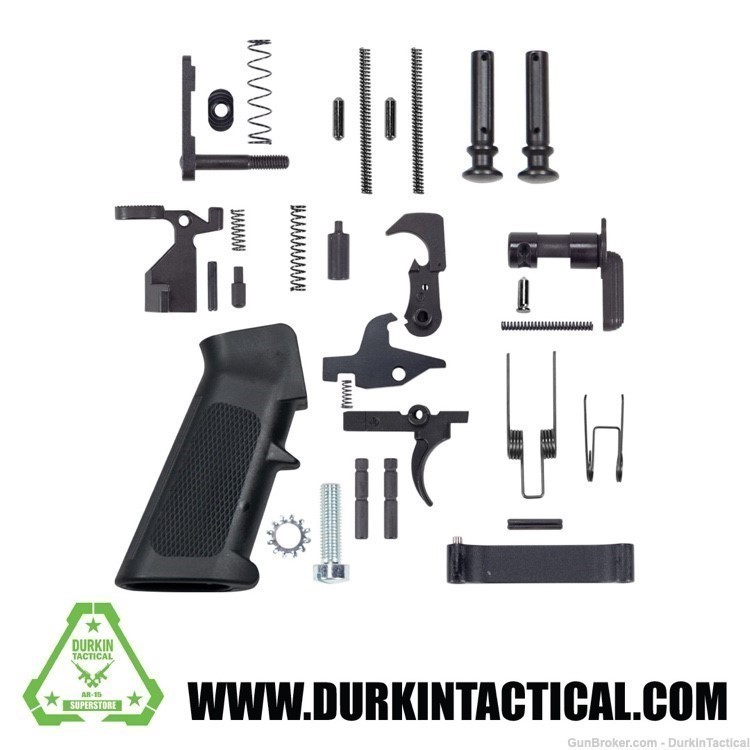 Durkin Tactical .308 Complete Lower Parts Kit W/ Standard Grip-img-0