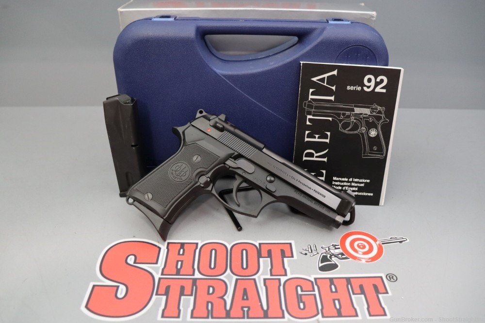 Beretta 92 Compact L 9mm 4.3" w/box and case-img-0
