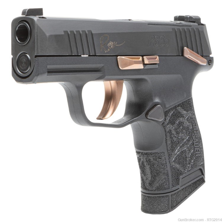 Sig P365 ROSE 380ACP Manual Safety, 2x10rd Mags, Vault, Free 2-Day-img-8