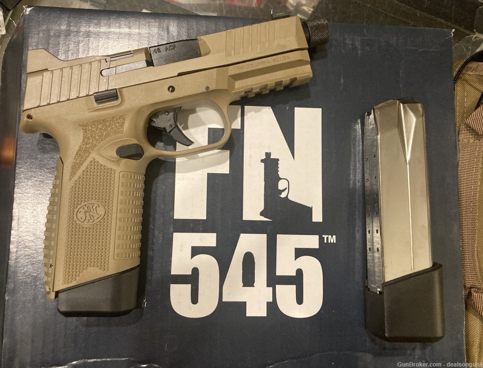  FN 545 Tactical 45acp #66101384 FDE NIB(no card fees added)-img-0