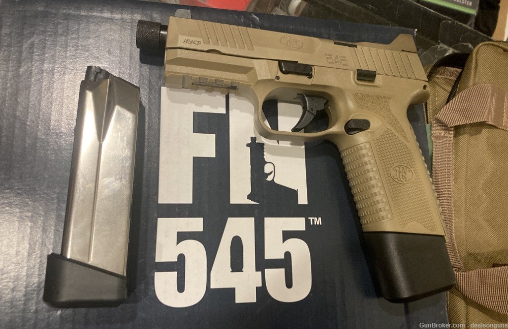  FN 545 Tactical 45acp #66101384 FDE NIB(no card fees added)-img-1