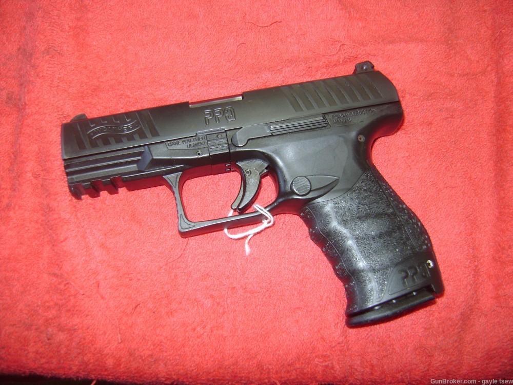 WALTHER PPQ 9MM MADE GERMANY 4"BARREL ONE 15RD MAGAZINE NO BOX-img-0