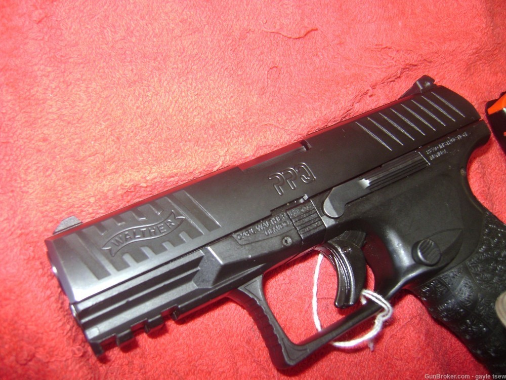 WALTHER PPQ 9MM MADE GERMANY 4"BARREL ONE 15RD MAGAZINE NO BOX-img-1