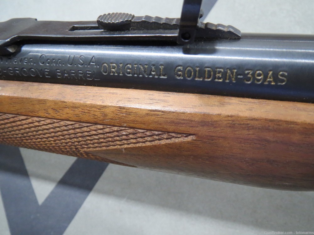 Marlin Original Golden-39AS, 22LR, 24-inch barrel, used, nice shape-img-8
