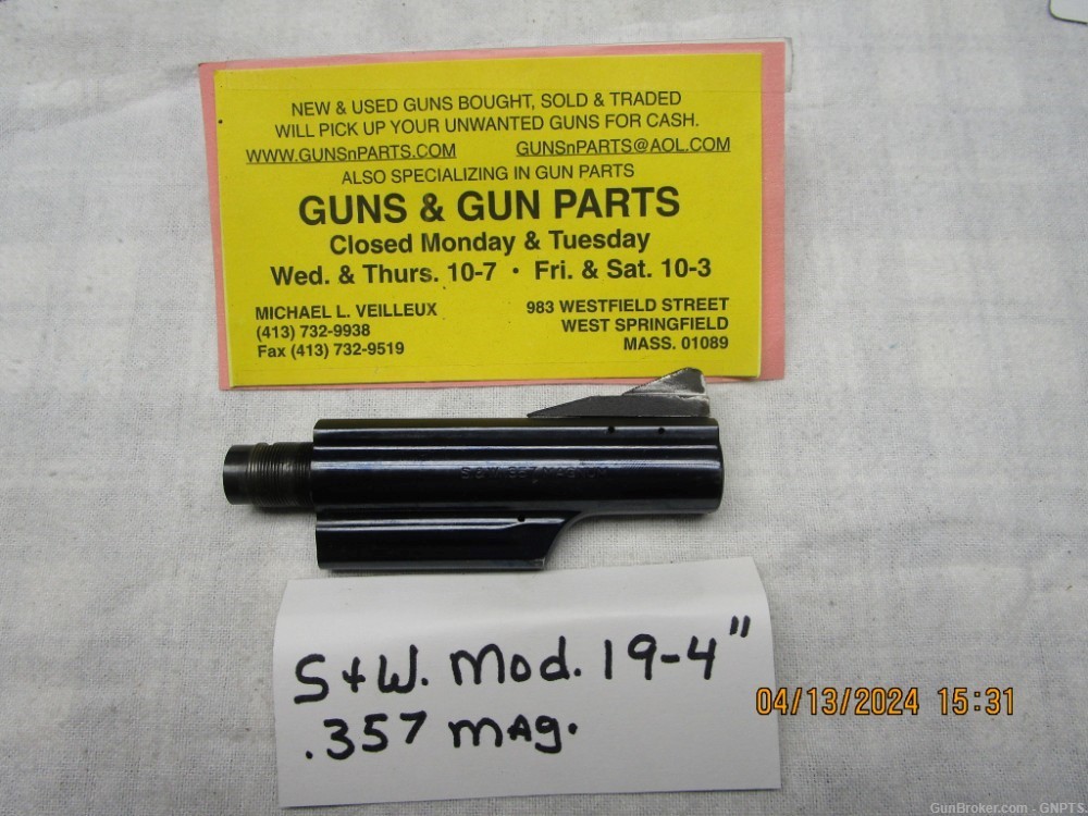 Smith & Wesson model 19-4'' pin barrel .357 mag-img-1
