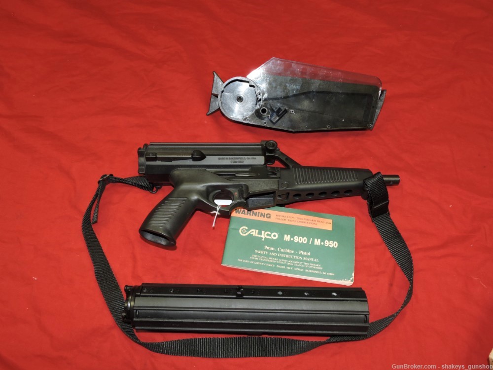 Calico M-950 9mm m950 with extras-img-0