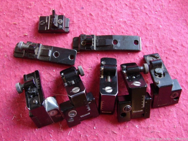 WILLIAMS RECEIVER SIGHT LOT FOR PARTS-img-1