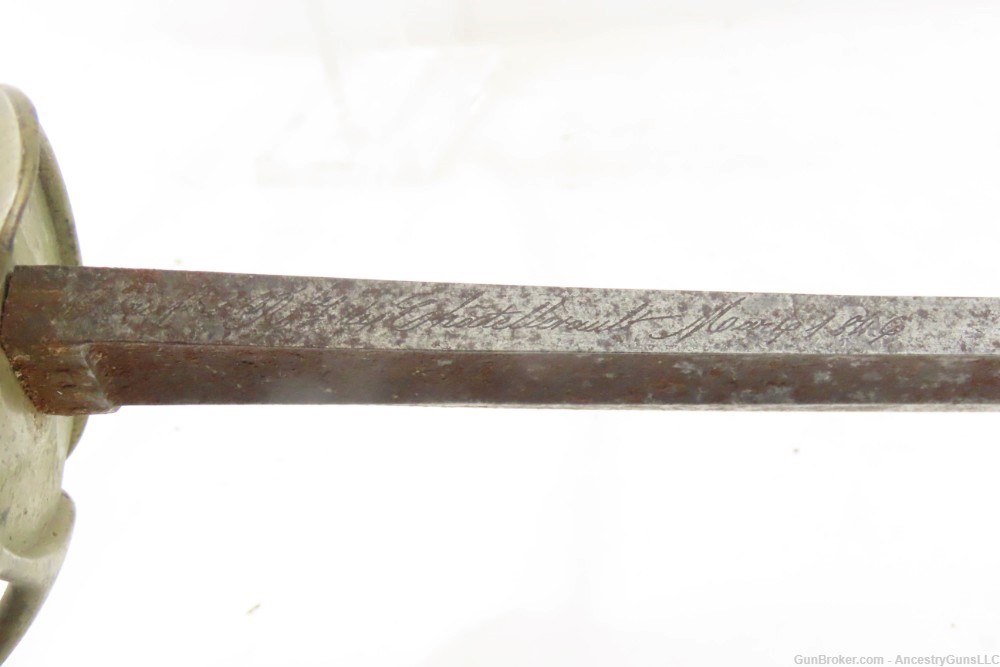 MEXICAN-AMERICAN WAR Era 1846 Dated CHATELLERAULT M1840 Heavy CAVALRY Saber-img-7