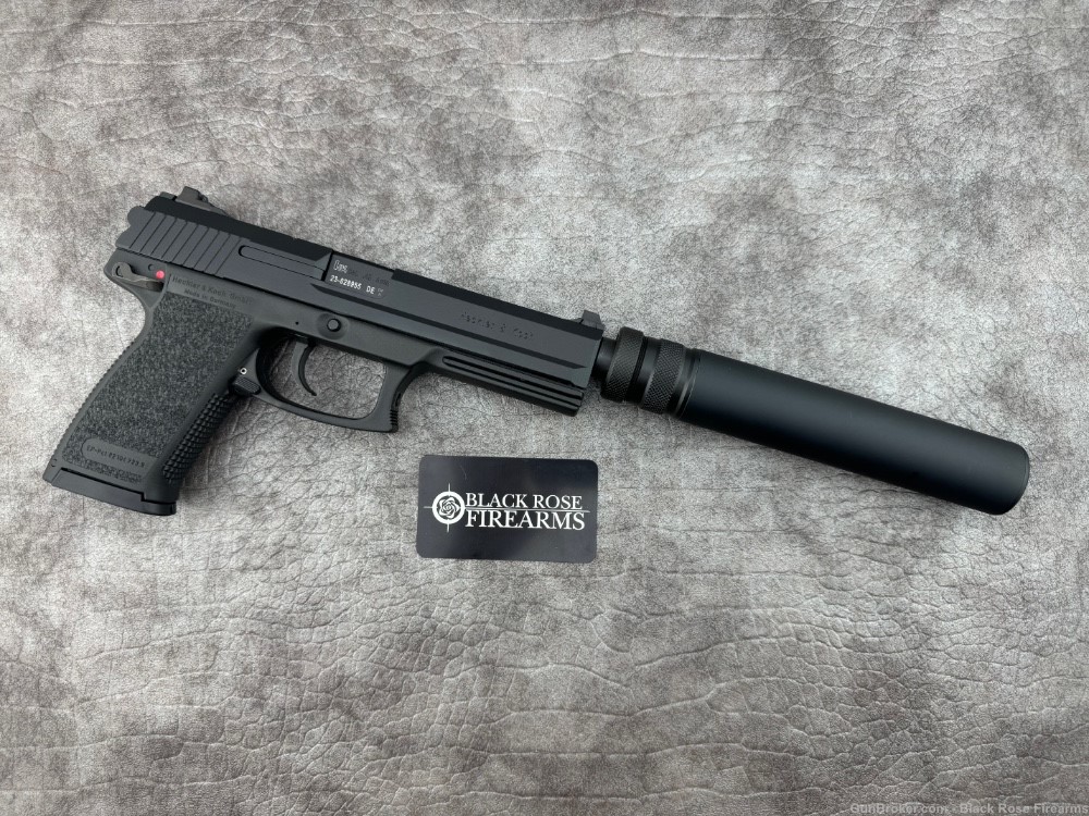 Heckler & Koch Mark 23 .45ACP Pistol with B&T Socom Silencer Black-img-23
