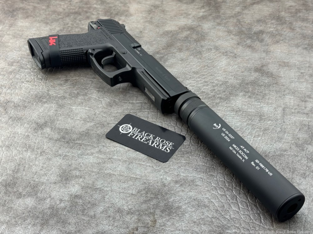 Heckler & Koch Mark 23 .45ACP Pistol with B&T Socom Silencer Black-img-6