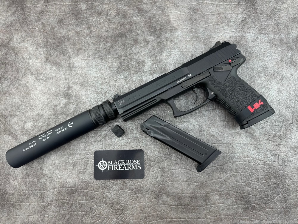 Heckler & Koch Mark 23 .45ACP Pistol with B&T Socom Silencer Black-img-20