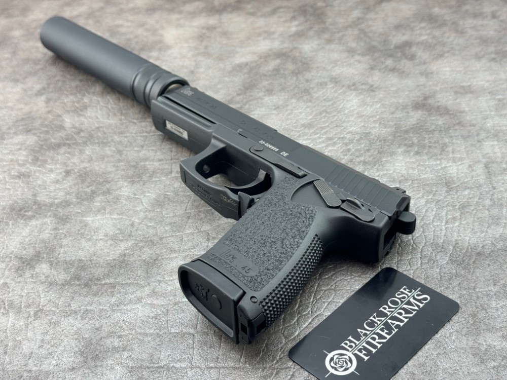 Heckler & Koch Mark 23 .45ACP Pistol with B&T Socom Silencer Black-img-26