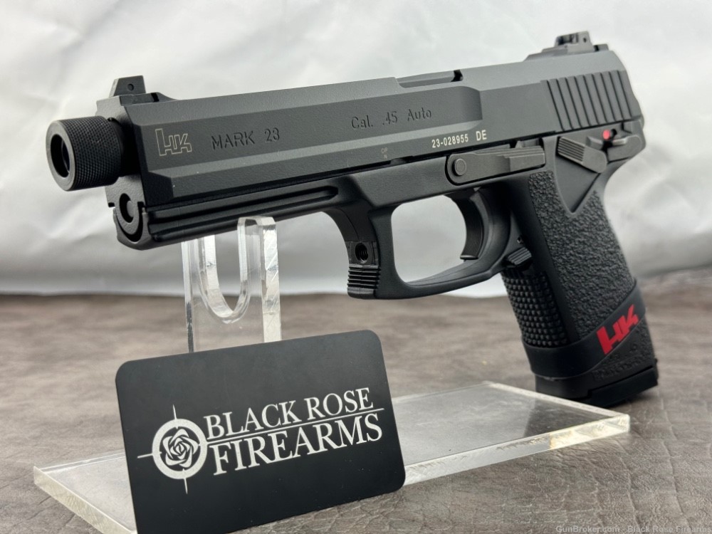 Heckler & Koch Mark 23 .45ACP Pistol with B&T Socom Silencer Black-img-8
