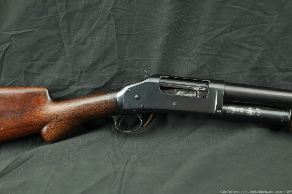 Custom Winchester Model 1897 Solid Frame 12 GA Pump Shotgun, 1905 C&R-img-4