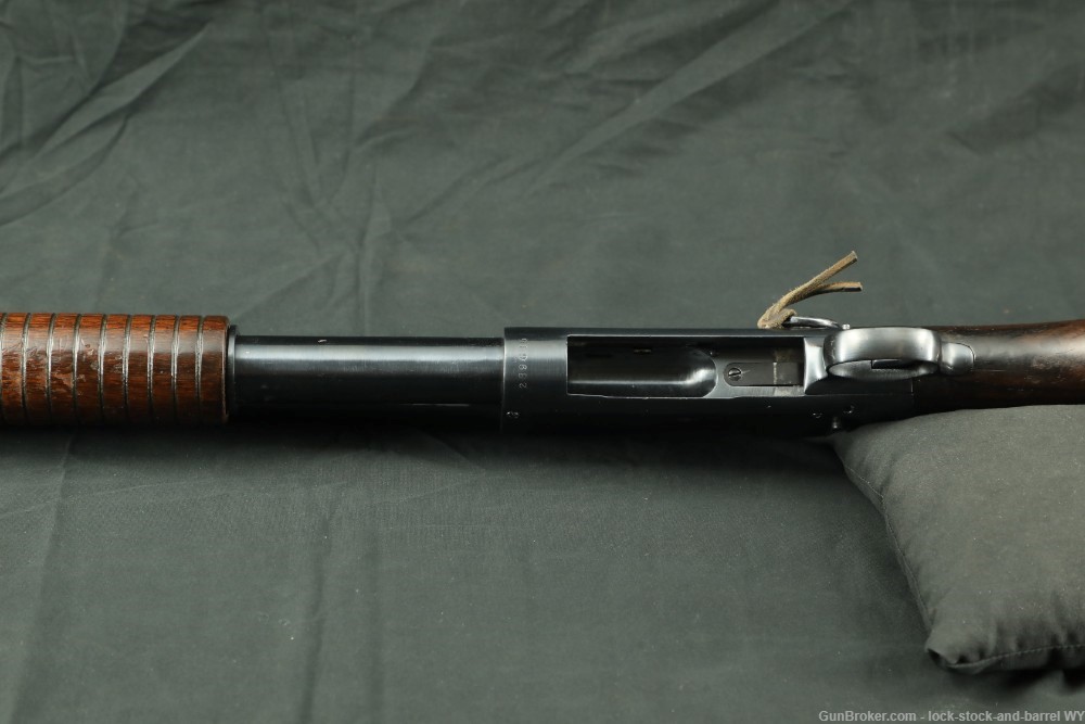 Custom Winchester Model 1897 Solid Frame 12 GA Pump Shotgun, 1905 C&R-img-17