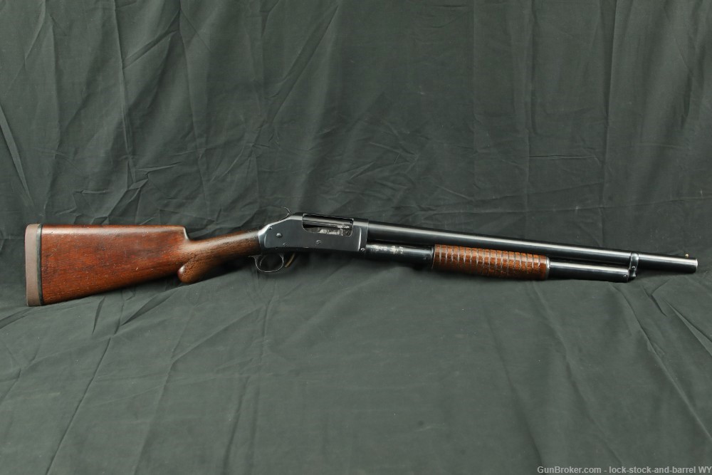 Custom Winchester Model 1897 Solid Frame 12 GA Pump Shotgun, 1905 C&R-img-2