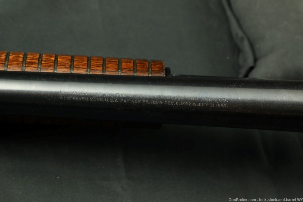Custom Winchester Model 1897 Solid Frame 12 GA Pump Shotgun, 1905 C&R-img-26