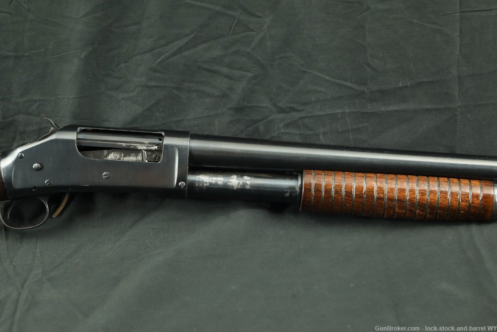 Custom Winchester Model 1897 Solid Frame 12 GA Pump Shotgun, 1905 C&R-img-5