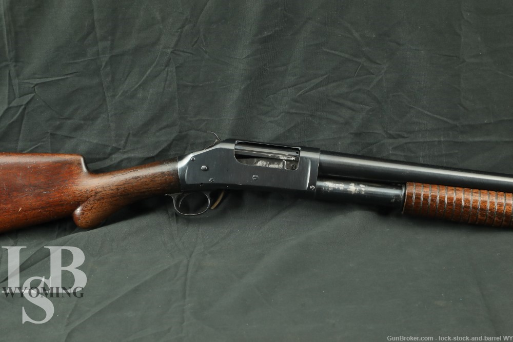Custom Winchester Model 1897 Solid Frame 12 GA Pump Shotgun, 1905 C&R-img-0