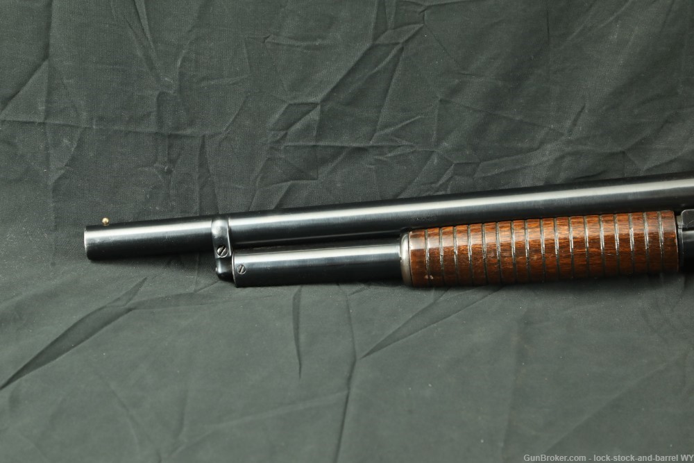 Custom Winchester Model 1897 Solid Frame 12 GA Pump Shotgun, 1905 C&R-img-8