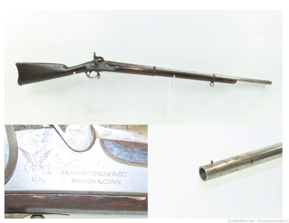 PARKERS, SNOW & Co. U.S. CONTRACT M1863 .58 Smoothbore Shotgun Conversion  -img-0